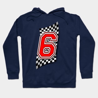 Racer Number 6 Hoodie